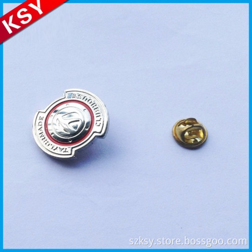Fashionable Trade Assurance Supplier Christmas Metal Alphabet Letter Printing Biker Pin Badges